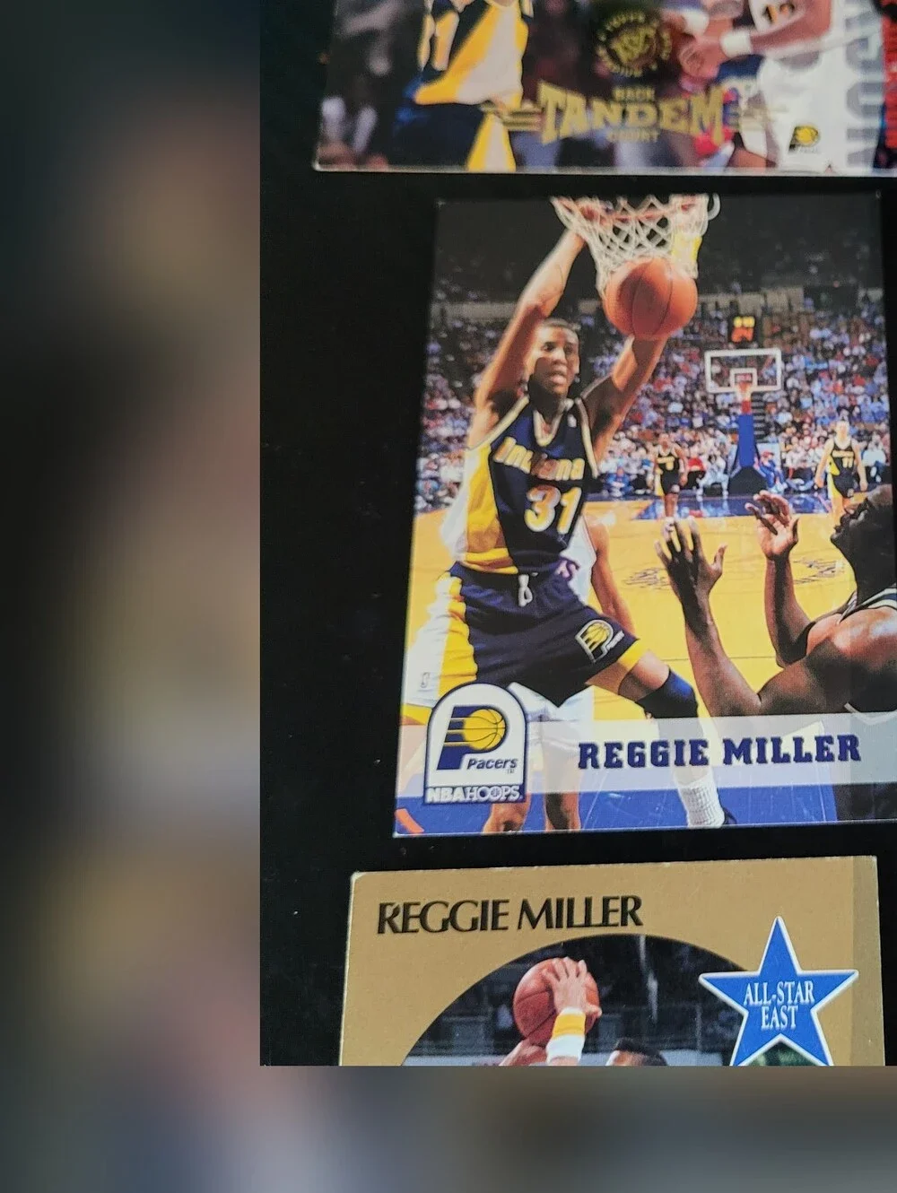 Reggie Miller Trading Card Lot